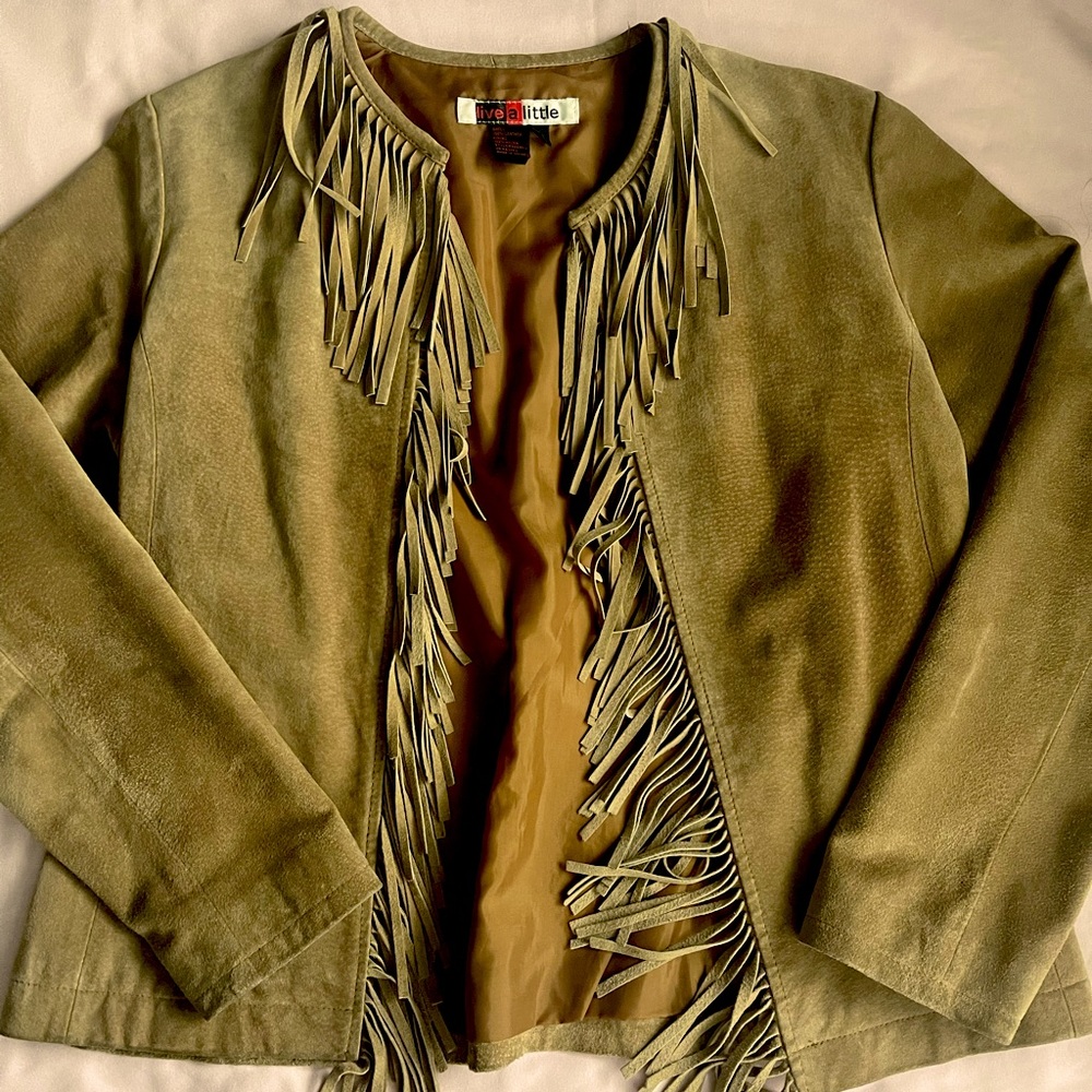 Live A Little Women Fringe Jacket
